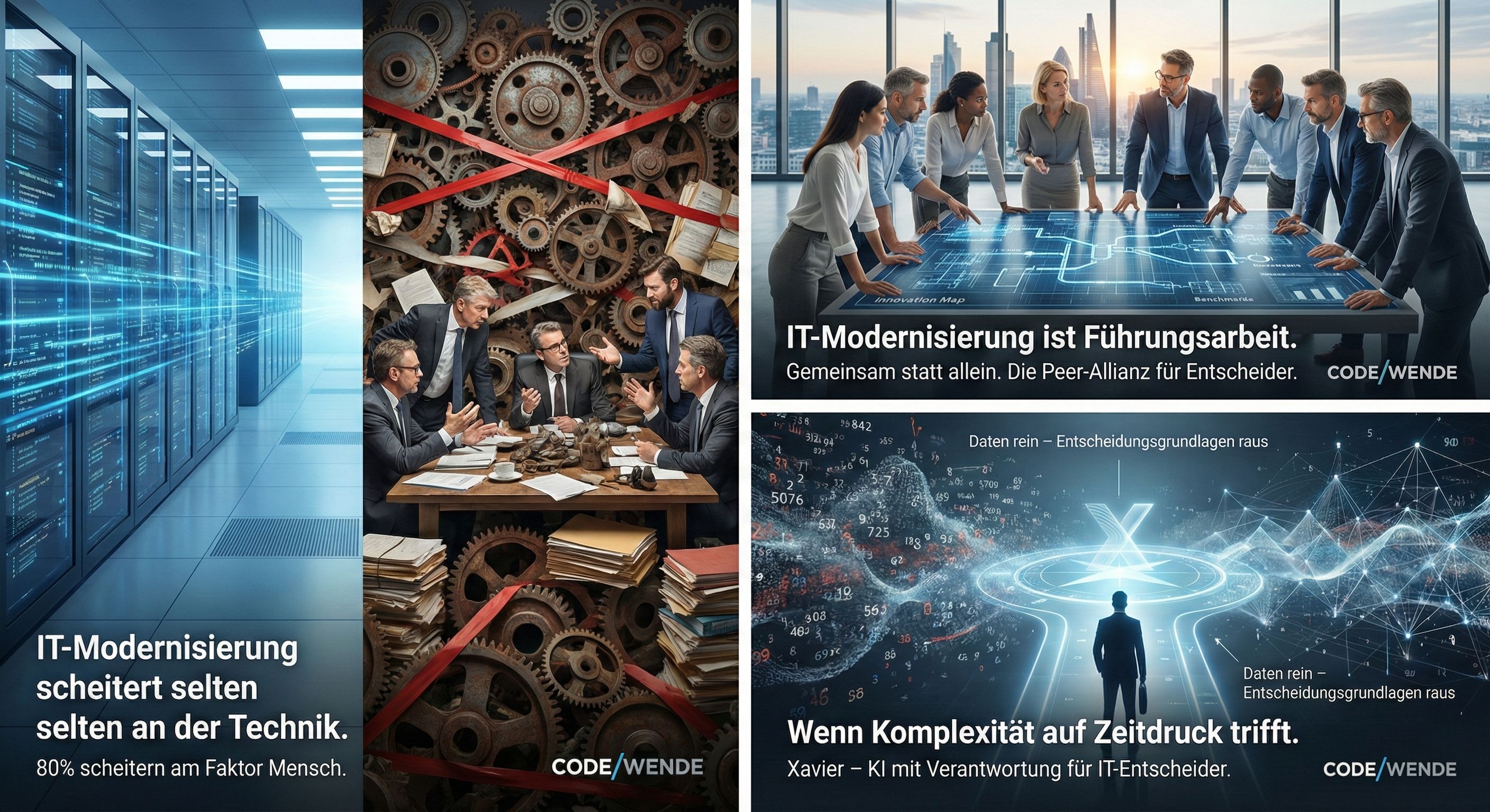 IT-Modernisierung scheitert selten an der Technik.